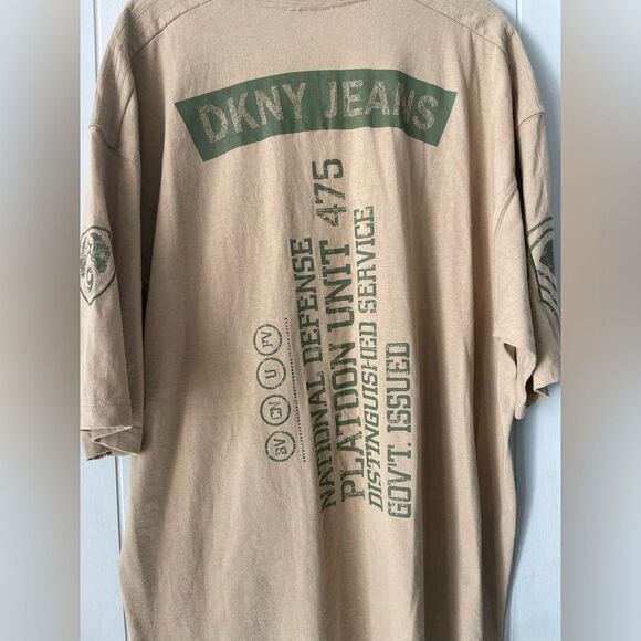 NWT DKNY Vintage Honorable Service T-Shirt National Defense XXL - Picture 8 of 12